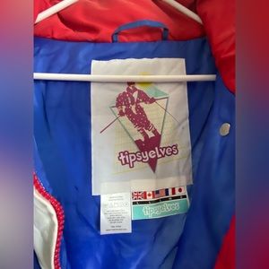 Tipsyelves large men’s USA ski suit, excellent condition (worn twice).